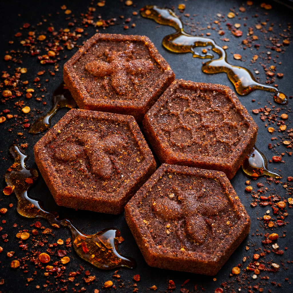 Hot Honey Spicy Sweet Vegan – Sugar and Spice Sweets Hot Honey Spicy Sweet Vegan – Sugar and Spice Sweets
