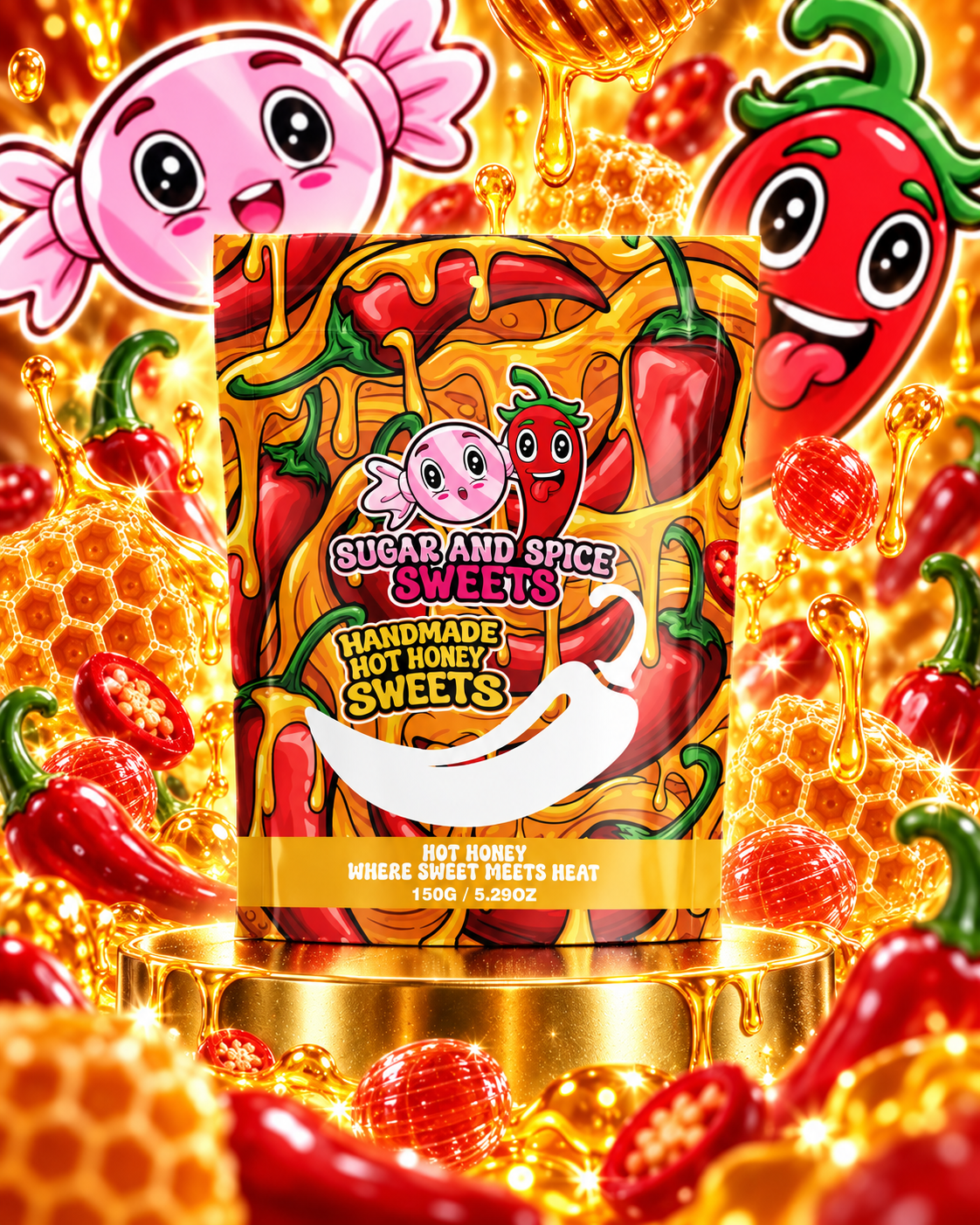Hot Honey Spicy Sweet