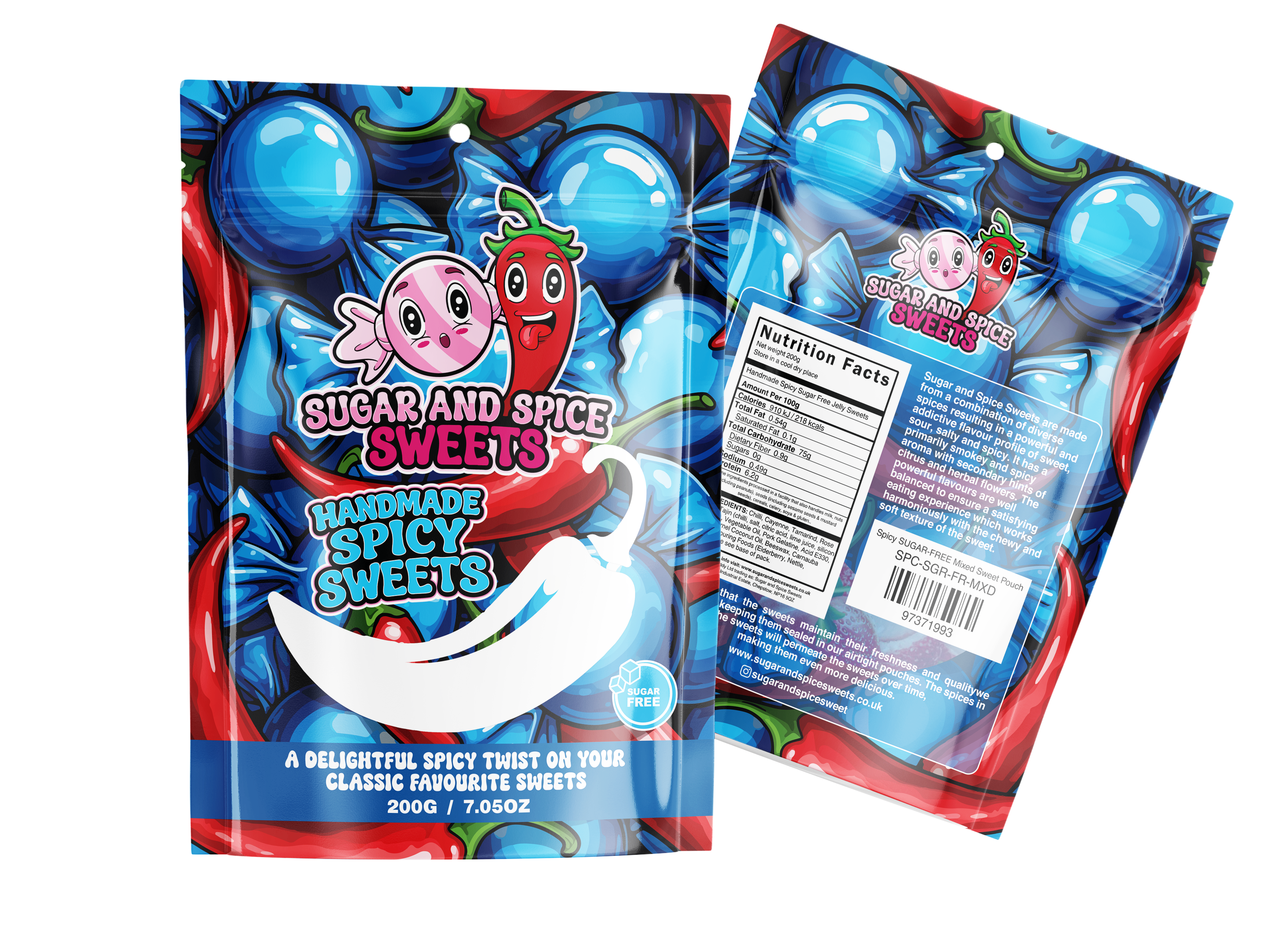 Spicy SUGAR-FREE Mixed Sweet Pouch
