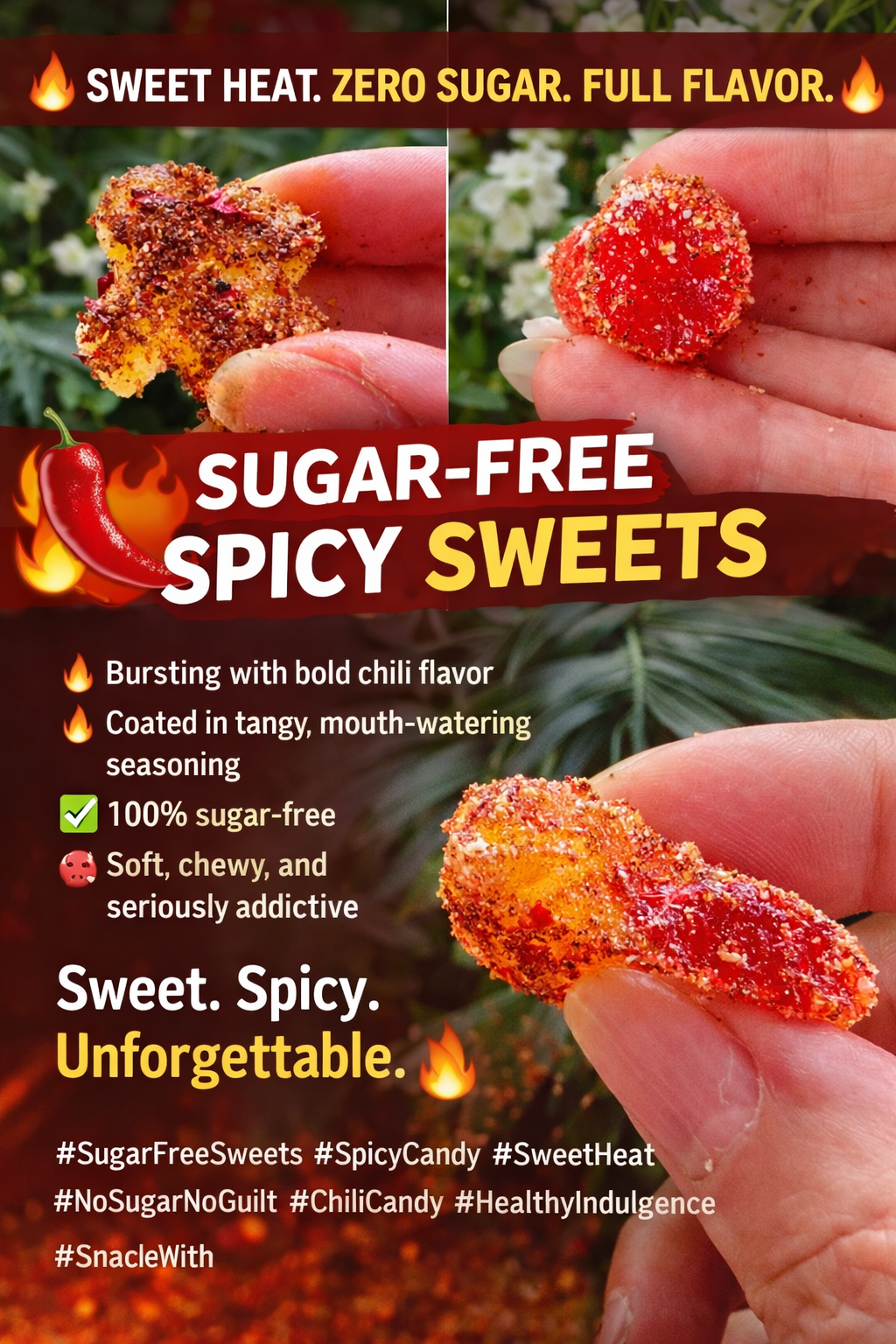 Spicy SUGAR-FREE Mixed Sweet Pouch
